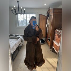 Authentic shearling afgan/ penny lane coat